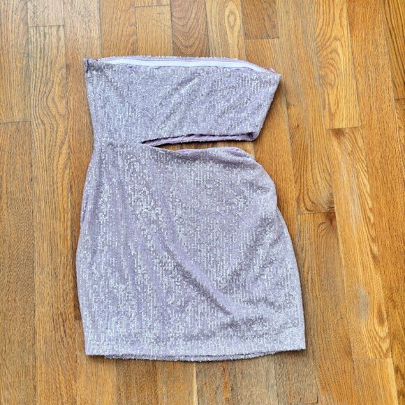 Amanda Uprichard Brinley Sequin Cutout Mini Dress - Picture 8 of 9